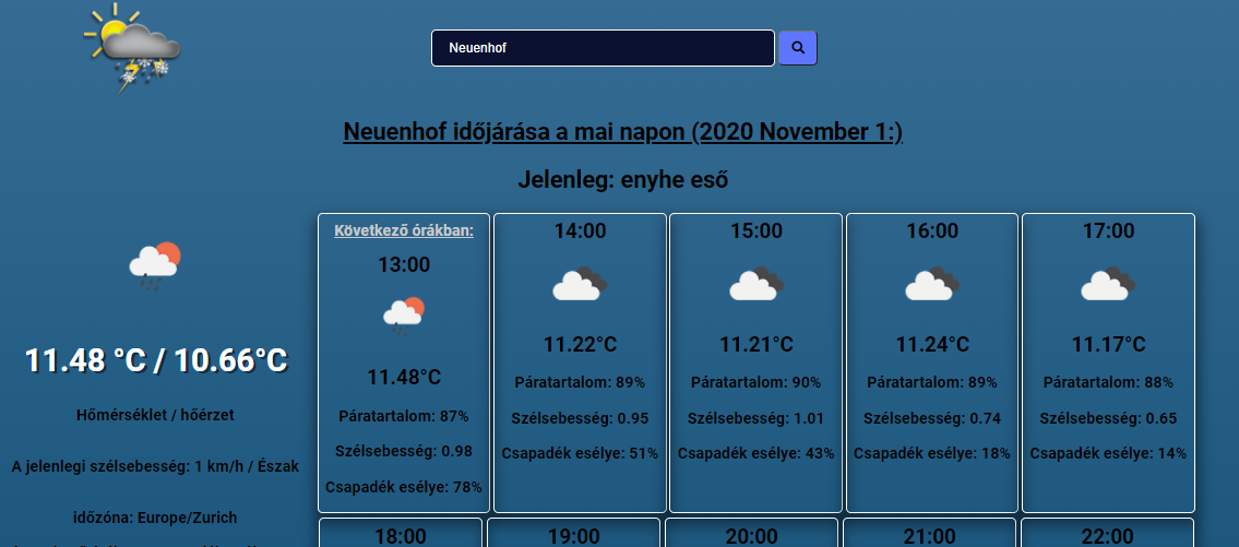 js API projekt